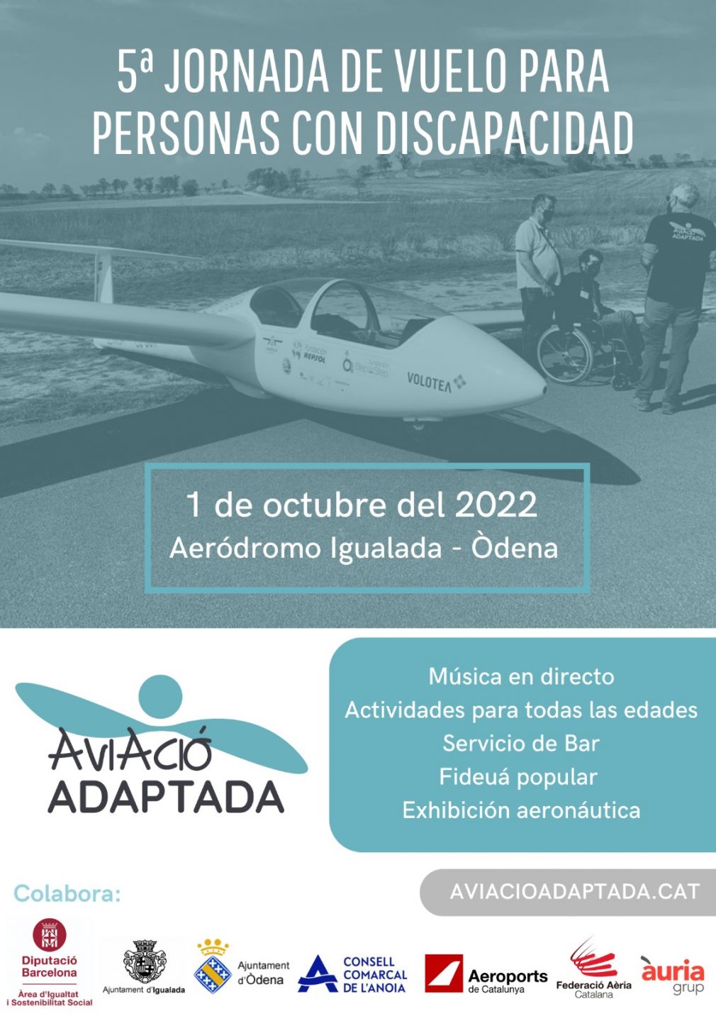 La Jornada d’Aviació Adaptada arriba aquest dissabte amb moltes novetats