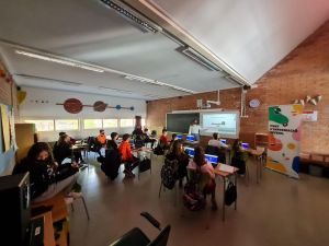 Òdena ofereix als alumnes de 1r i 2n d’ESO del Castell d’Òdena un punt d’informació i dinamització