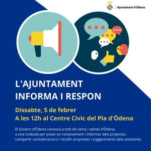 L&#039;ajuntament d’Òdena convoca una reunió informativa oberta al veïnat del Pla de la Masia