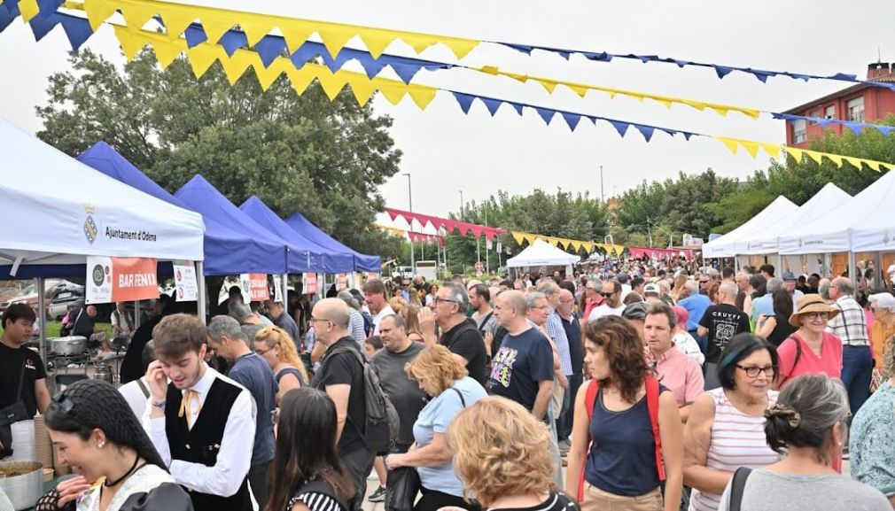 Milers de visitants degusten prop d’una tona i mitja de vinyales a Òdena