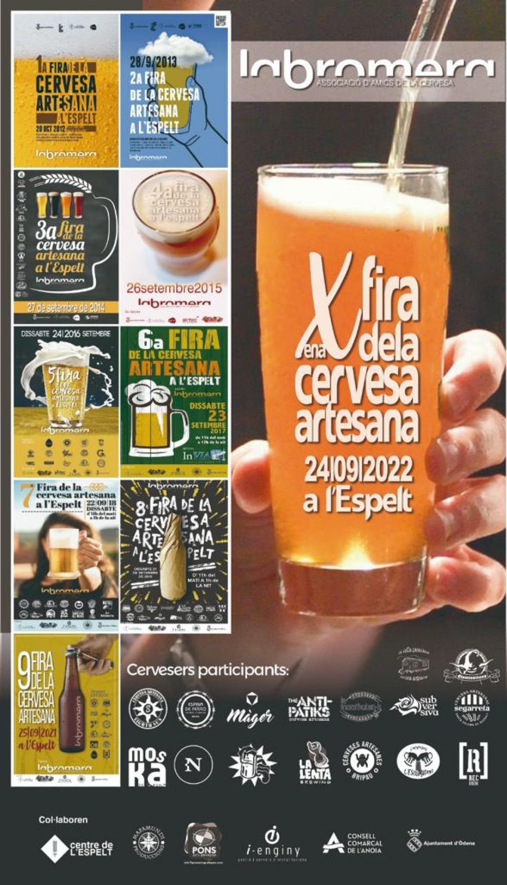 La Fira de la Cervesa Artesana de L’Espelt, arriba aquest dissabte a la seva 10 edició