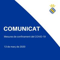 Comunicat de l&#039;Ajuntament d&#039;Òdena sobre les mesures de confinament del COVID-19