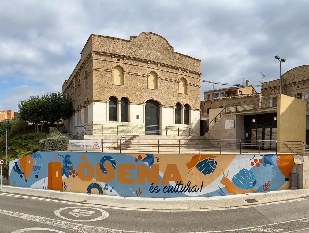 Nou mural al teatre Unió Agrícola