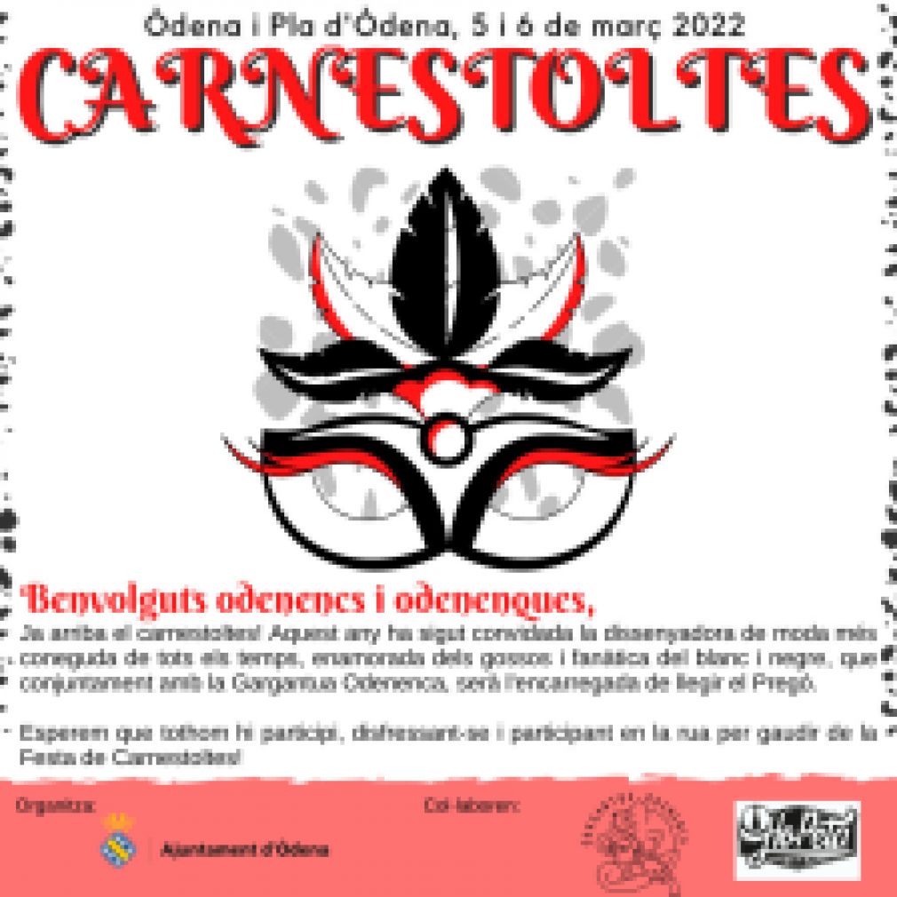 Òdena es prepara per celebrar una de les cites més divertides de l’any, el Carnestoltes