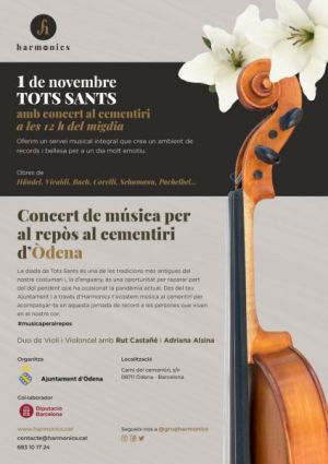 Òdena posa a punt els cementiris i celebra el dia de Tots Sants amb música