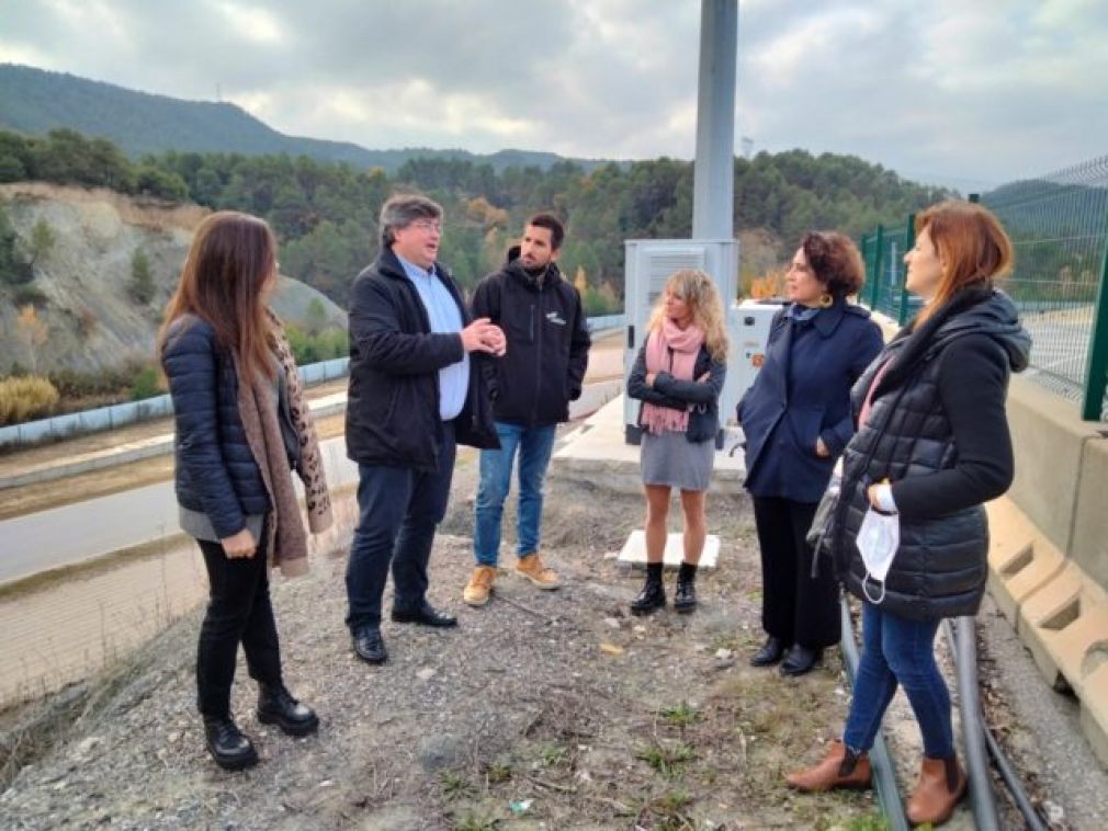 Les diputades Carolina Telechea i Maria Sayavera i la presidenta de l’AMTU visiten el Parcmotor de Castellolí