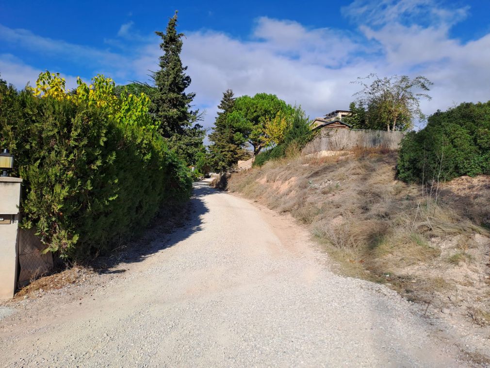 Obres de millora al camí de ca l’Enric d’Òdena