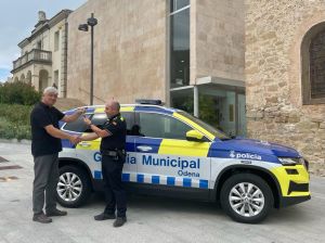 La guàrdia municipal d&#039;Òdena estrena un nou cotxe, 4x4