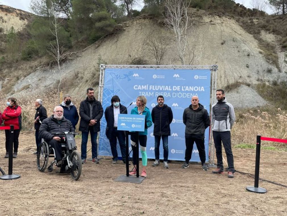 El camí fluvial de la riera d’Òdena ja és una realitat